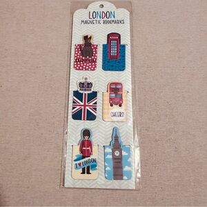 Galison | Magnetic Bookmarks | London Magnetic Bookmarks
